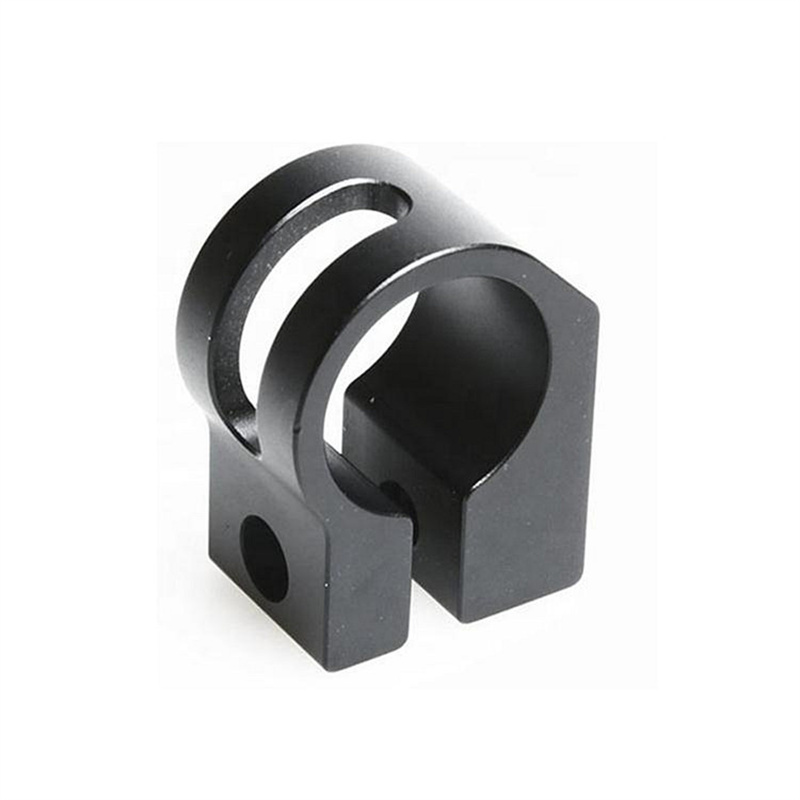 OEM schwarz lackierter Stahl CNC-Bearbeitung Fräsen Ersatzteile