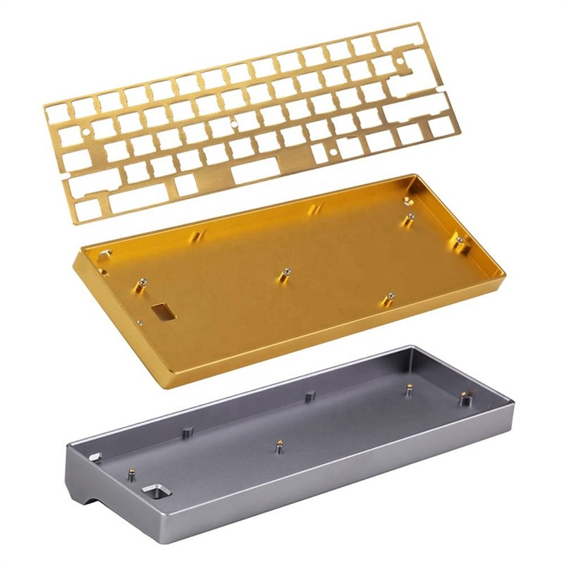 Kundenspezifische mechanische Tastatur-Tastenkappen Aluminium-Tastaturgehäuse CNC-Bearbeitung von Aluminiumteilen