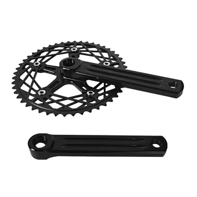 Custom CNC Machining Parts OEM Aluminum Fixie Bicycle Crank Set Parts CNC Machining Services