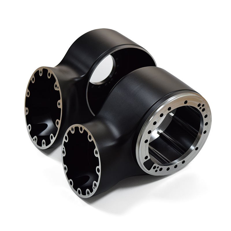 OEM 5axis CNC-Bearbeitungs-Anpassungs-Verbindungs-Roboterarm-Teil mit schwarzem Anodisierungsprodukt